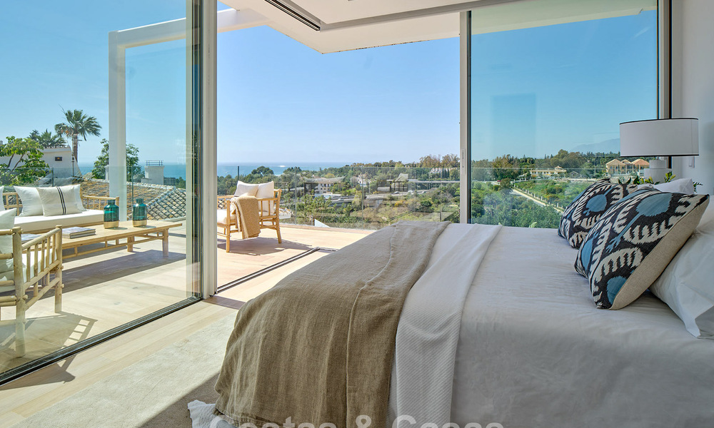 8 gesofisticeerde luxevilla’s met zeezicht te koop nabij Marbella centrum 801646