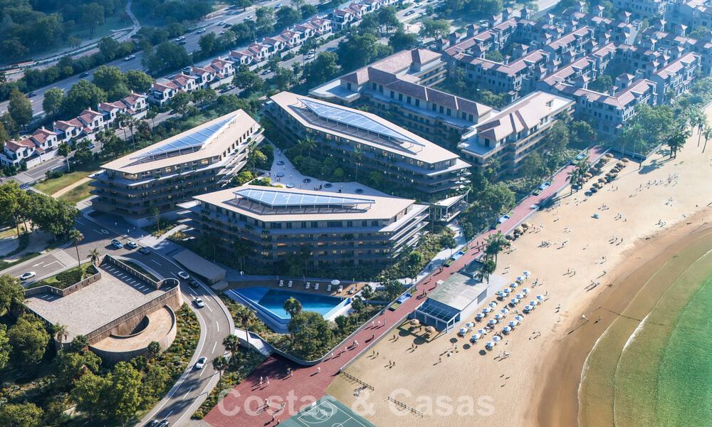 Nieuwe boutique appartementen te koop in een eerstelijnsstrand complex in La Duquesa, Manilva, Costa del Sol 801602