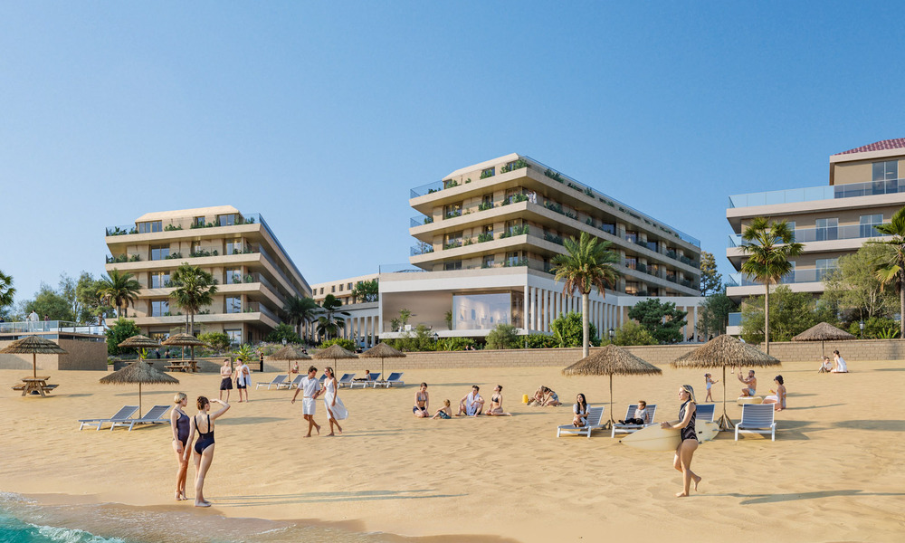 Nieuwe boutique appartementen te koop in een eerstelijnsstrand complex in La Duquesa, Manilva, Costa del Sol 801611