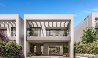 Moderne halfvrijstaande villa te koop op loopafstand van het strand in Elviria, Marbella 801845 
