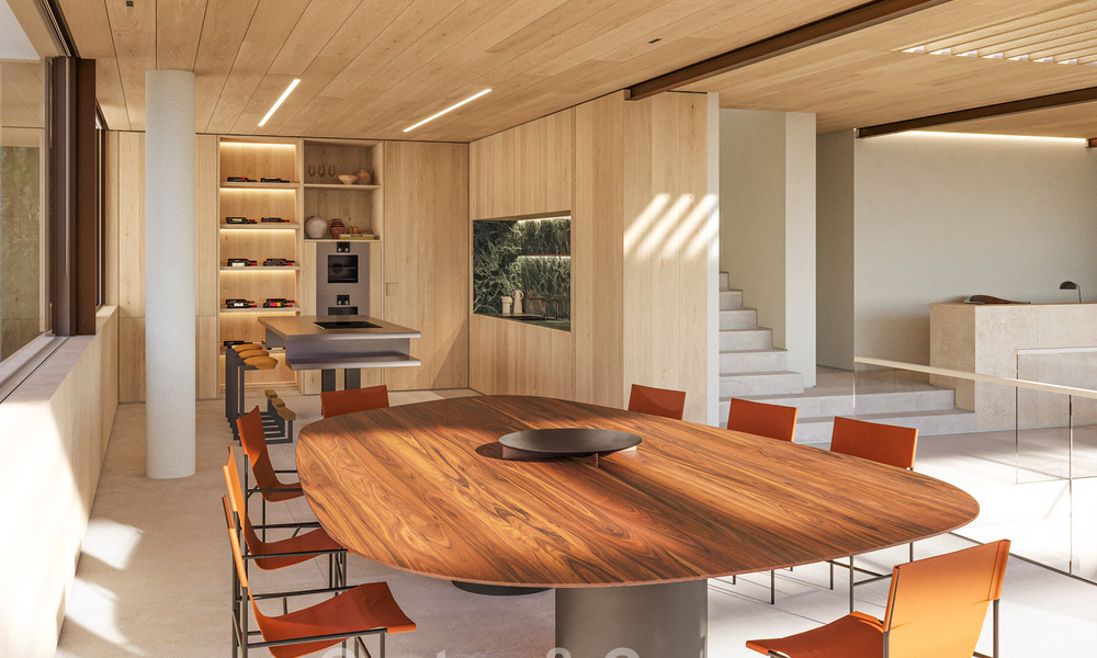 Strakke, moderne luxevilla te koop in de befaamde urbanisatie van El Madroñal in Benahavis - Marbella 801857