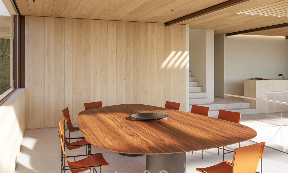 Strakke, moderne luxevilla te koop in de befaamde urbanisatie van El Madroñal in Benahavis - Marbella 801858