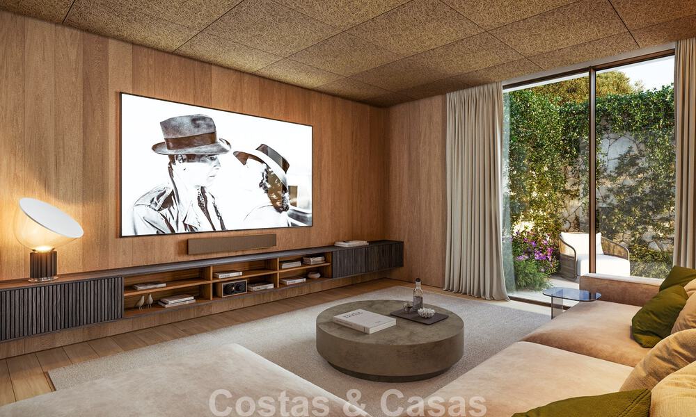 Geavanceerde designvilla met panoramisch zeezicht te koop in El Madroñal, Marbella - Benahavis 801875