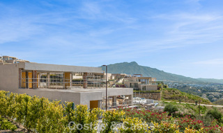Moderne, nieuwe luxevilla met panoramisch zeezicht te koop in de heuvels van Marbella - Benahavis 802113 