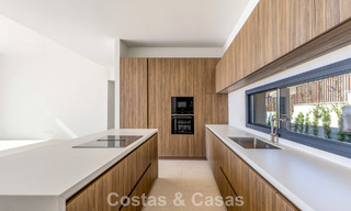 Moderne, nieuwe luxevilla met panoramisch zeezicht te koop in de heuvels van Marbella - Benahavis 802119 