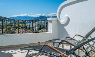 Charmante rijwoning te koop in Andalusisch complex op wandelafstand van voorzieningen in Nueva Andalucia, Marbella 802345 
