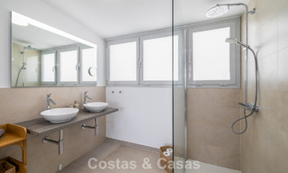 Lichtrijk en modern duplex penthouse met frontaal open zeezicht te koop in Benalmadena, Costa del Sol 802184 