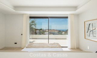 Gloednieuwe, moderne luxevilla met zeezicht te koop in Mijas, Costa del Sol 802159 
