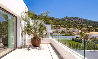 Gloednieuwe, moderne luxevilla met zeezicht te koop in Mijas, Costa del Sol 802162 