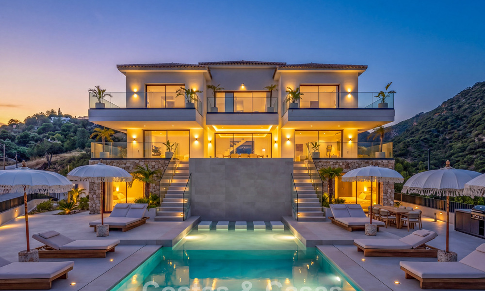 Instapklare, hedendaagse luxevilla te koop in een gated community in Marbella - Benahavis 802429