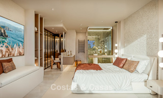 Gemoderniseerd strandappartement met onbelemmerd panoramisch zeezicht te koop, New Golden Mile, Marbella - Estepona 802517 