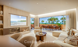 Gemoderniseerd strandappartement met onbelemmerd panoramisch zeezicht te koop, New Golden Mile, Marbella - Estepona 802518 
