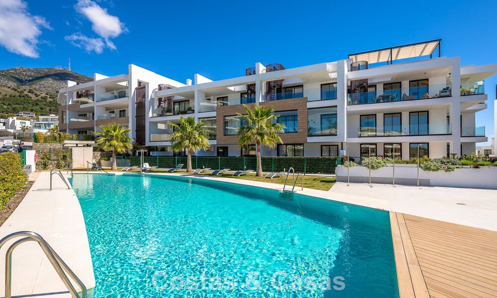 Exclusieve appartementen met modern ontwerp te koop in El Higueron in Fuengirola, Costa del Sol 802452