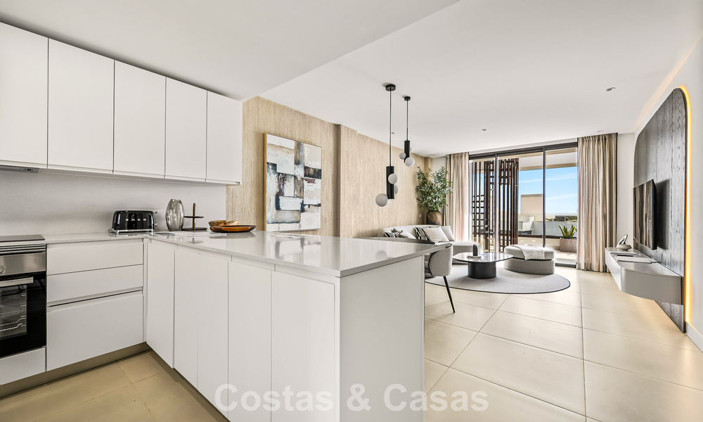 Exclusieve appartementen met modern ontwerp te koop in El Higueron in Fuengirola, Costa del Sol 802465