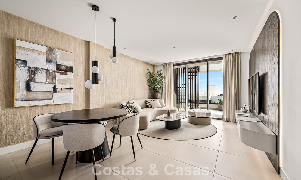 Exclusieve appartementen met modern ontwerp te koop in El Higueron in Fuengirola, Costa del Sol 802466