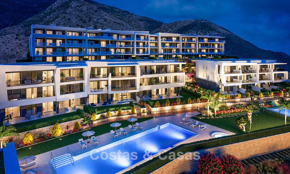 Moderne luxe appartementen met zeezicht in El Higuerón, een resort-stijl complex in Fuengirola, Costa del Sol 802673