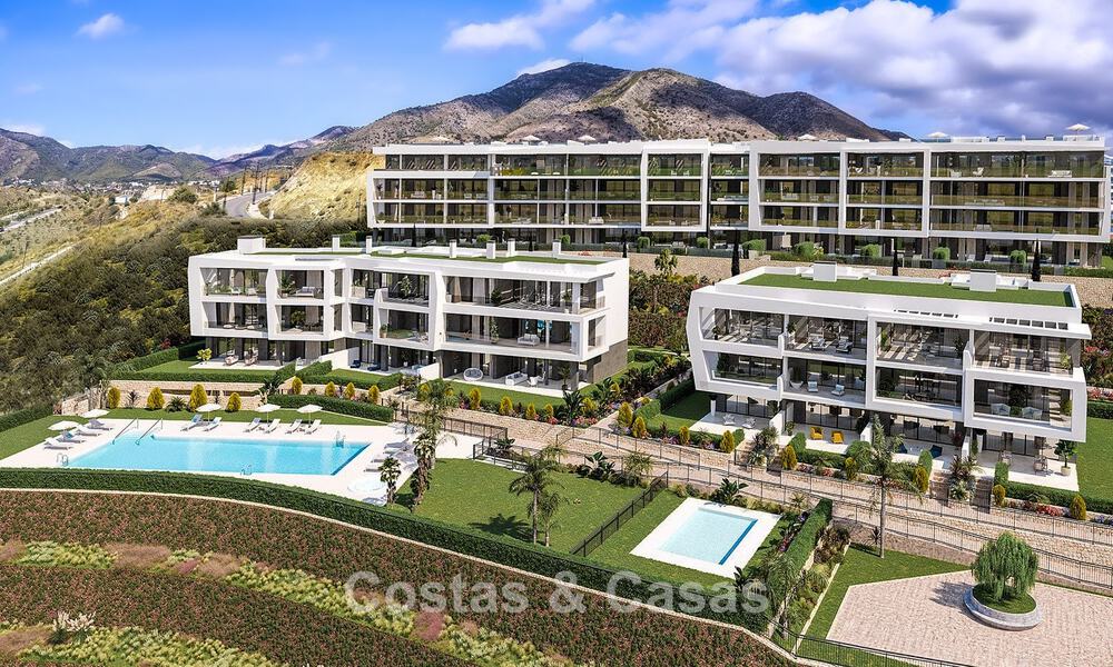 Moderne luxe appartementen met zeezicht in El Higuerón, een resort-stijl complex in Fuengirola, Costa del Sol 802675