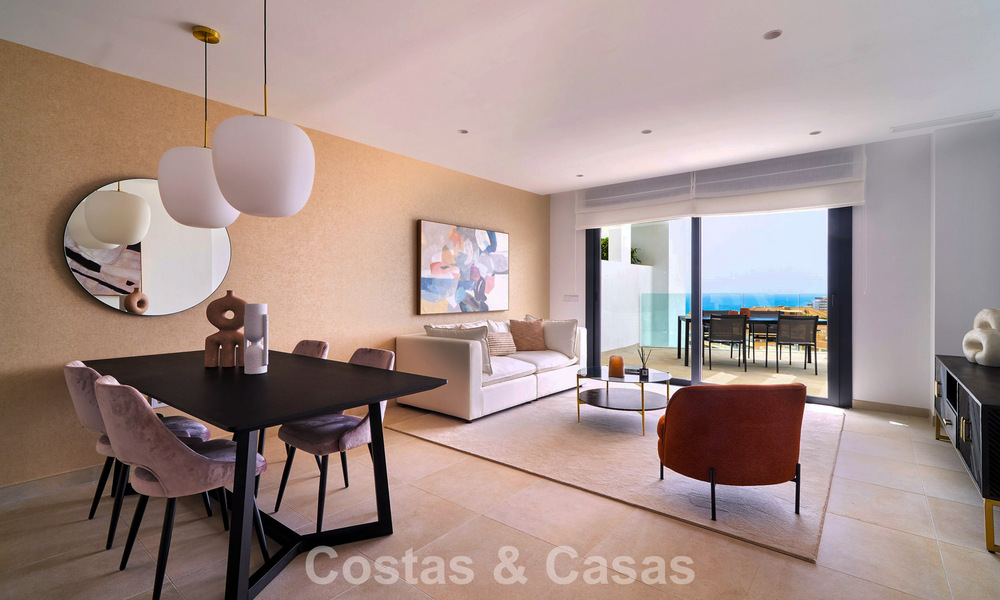 Moderne luxe appartementen met zeezicht in El Higuerón, een resort-stijl complex in Fuengirola, Costa del Sol 802679