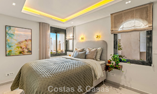 Luxueus gerenoveerd appartement met zeezicht te koop in een gated community op de Golden Mile in Marbella 802849 