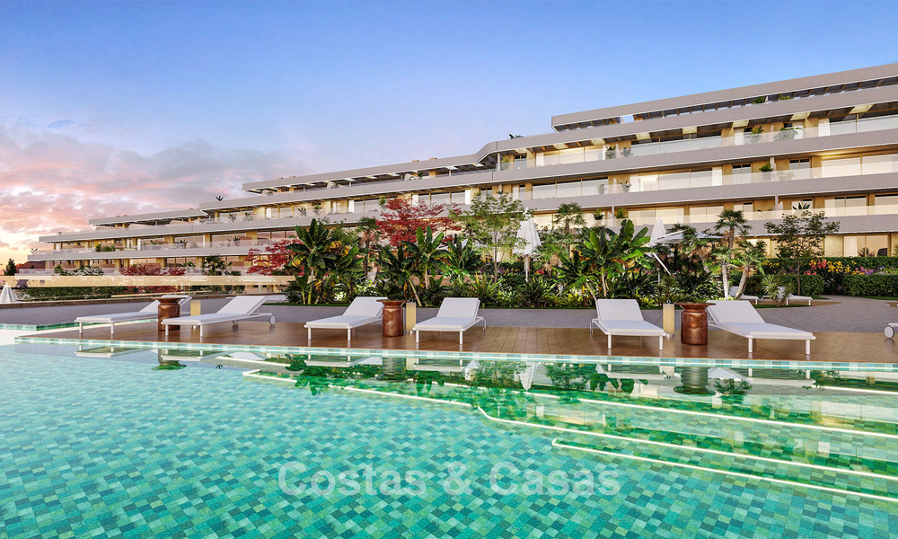 Moderne nieuwbouwappartementen op wandelafstand van het strand met panoramisch zeezicht te koop in La Cala de Mijas, Costa del Sol 802950