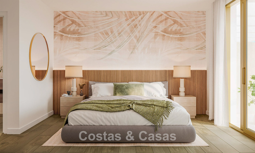 Moderne nieuwbouwappartementen op wandelafstand van het strand met panoramisch zeezicht te koop in La Cala de Mijas, Costa del Sol 802956