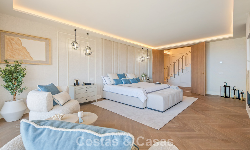 Exclusief, modern duplex penthouse met panoramisch zeezicht te koop in Nueva Andalucia, Marbella 803038