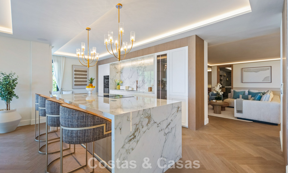 Exclusief, modern duplex penthouse met panoramisch zeezicht te koop in Nueva Andalucia, Marbella 803072