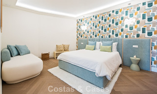 Exclusief, modern duplex penthouse met panoramisch zeezicht te koop in Nueva Andalucia, Marbella 803095 