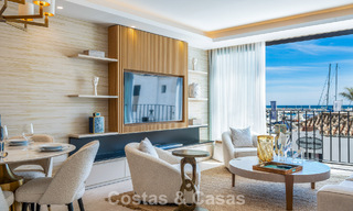 Luxe appartement te koop met direct zicht op de jachthaven, eerstelijns in Puerto Banus, Marbella 803167 