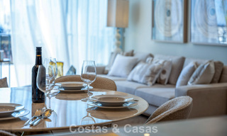 Luxe appartement te koop met direct zicht op de jachthaven, eerstelijns in Puerto Banus, Marbella 803178 