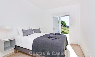 Gerenoveerde, halfvrijstaande woning met frontlinie golfzicht te koop in Aloha, Nueva Andalucia, Marbella 803140 
