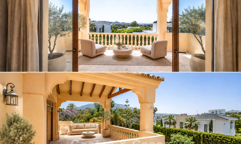 Ruime Mediterrane villa met zeezicht en fantastisch renovatiepotentieel te koop in La Quinta, Marbella - Benahavis 803471
