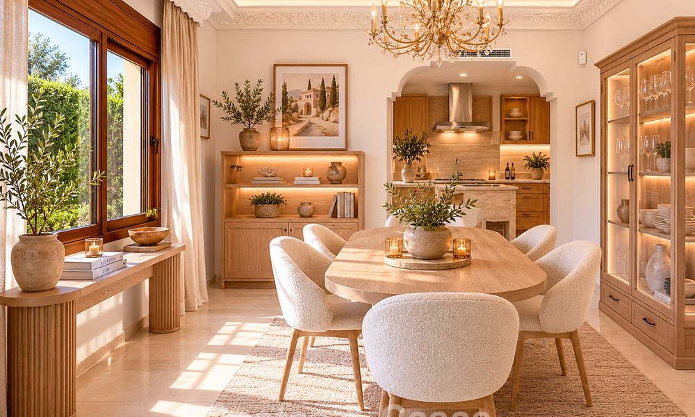 Ruime Mediterrane villa met zeezicht en fantastisch renovatiepotentieel te koop in La Quinta, Marbella - Benahavis 803505