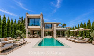 Nieuwe, exclusieve, instapklare, moderne villa te koop in een strandwijk tegen San Pedro, Marbella 803593 