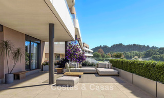Eigentijdse luxe nieuwbouwappartementen te koop aan de golf in Estepona 803605 