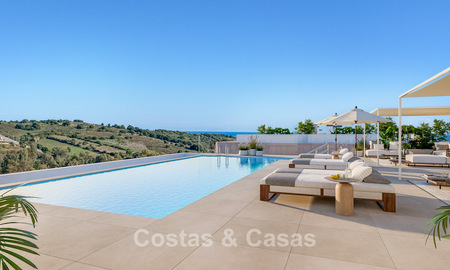 Eigentijdse luxe nieuwbouwappartementen te koop aan de golf in Estepona 803611