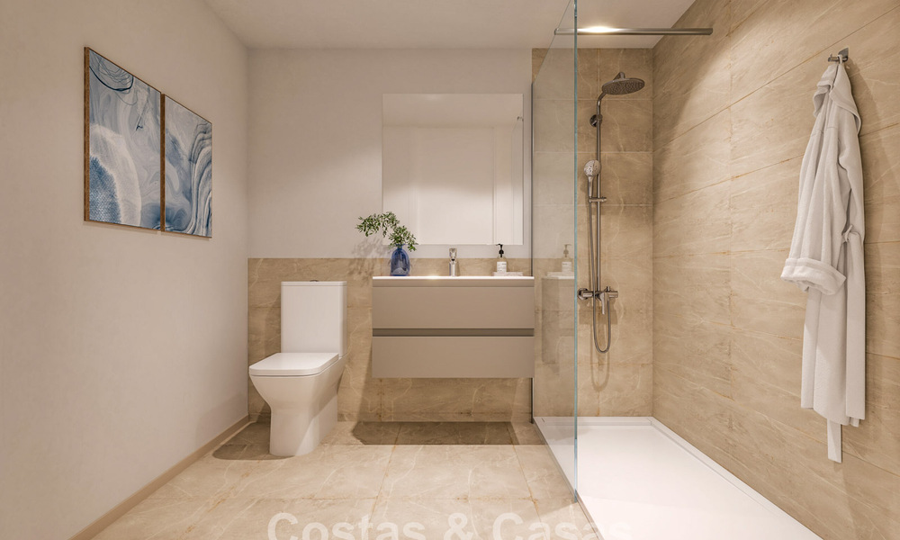 Eigentijdse luxe nieuwbouwappartementen te koop aan de golf in Estepona 803612