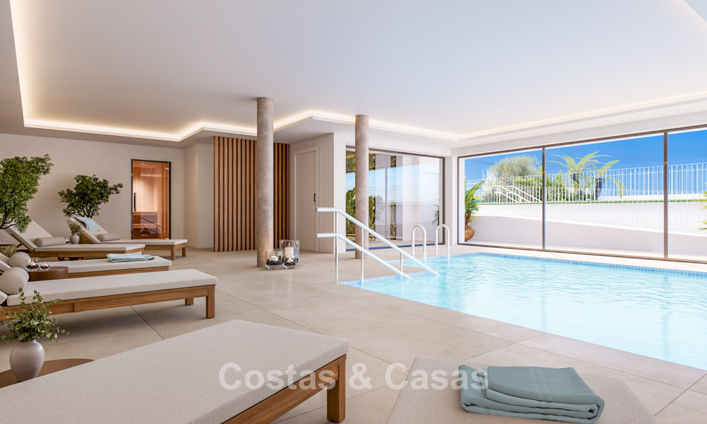 Eigentijdse luxe nieuwbouwappartementen te koop aan de golf in Estepona 803614