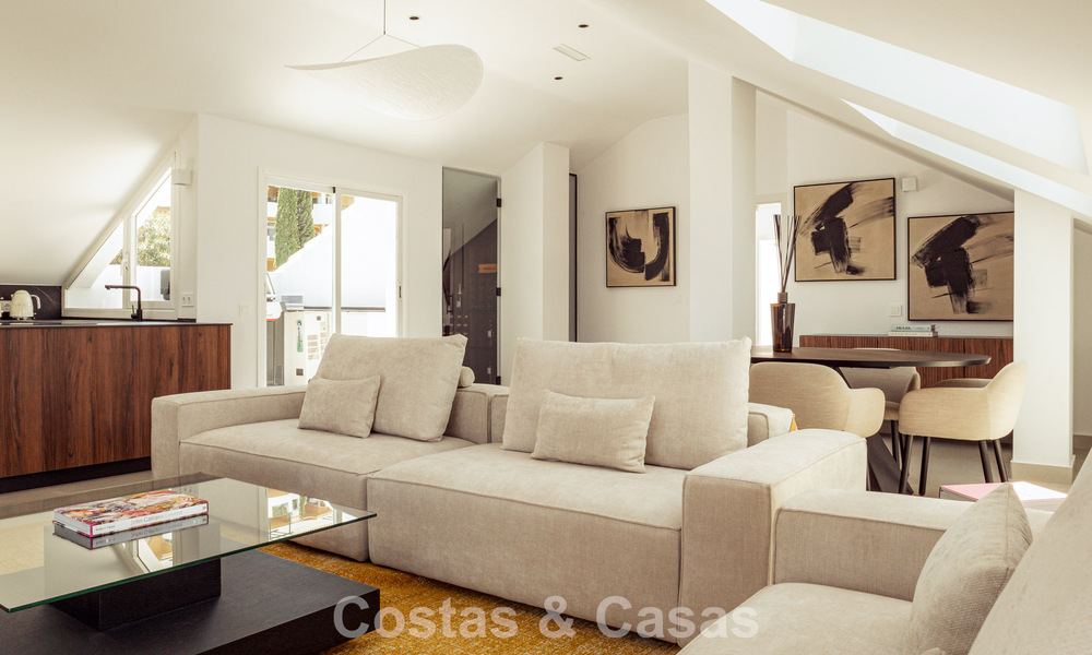 Boutique penthouse te koop op wandelafstand van voorzieningen en Puerto Banus in Nueva Andalucia, Marbella 803830