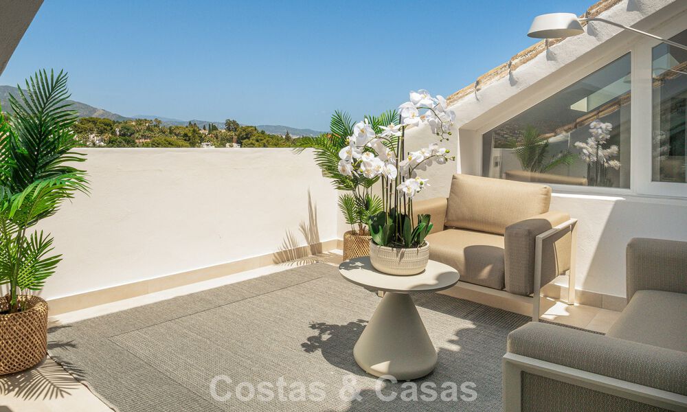 Boutique penthouse te koop op wandelafstand van voorzieningen en Puerto Banus in Nueva Andalucia, Marbella 803831