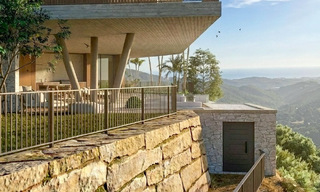 Ultramoderne droomvilla met fenomenaal zeezicht te koop in de heuvels van Marbella - Benahavis 803924 