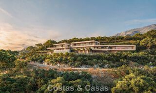 Gesofisticeerde designvilla met panoramisch zeezicht te koop in de heuvels van Marbella - Benahavis 804097 