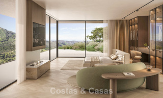 Gesofisticeerde designvilla met panoramisch zeezicht te koop in de heuvels van Marbella - Benahavis 804103 