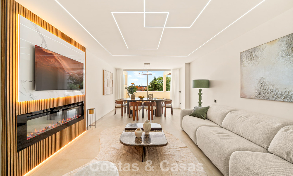 Luxe gerenoveerd appartement met panoramisch uitzicht te koop in Nueva Andalucia, Marbella 804065