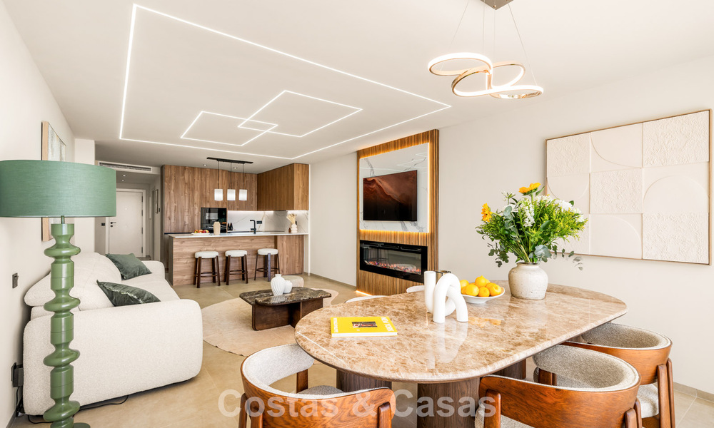 Luxe gerenoveerd appartement met panoramisch uitzicht te koop in Nueva Andalucia, Marbella 804070