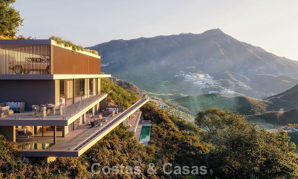 Spectaculaire, moderne luxevilla met panoramische vergezichten te koop in Marbella - Benahavis 804118