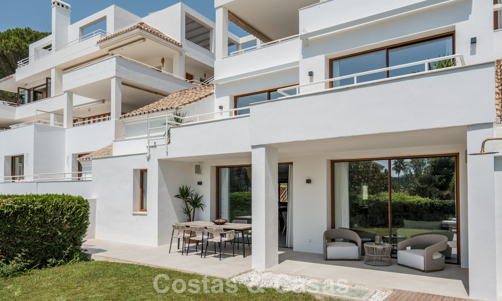 Hoogwaardig gerenoveerd duplex tuinappartement te koop in Nueva Andalucia, Marbella 804191