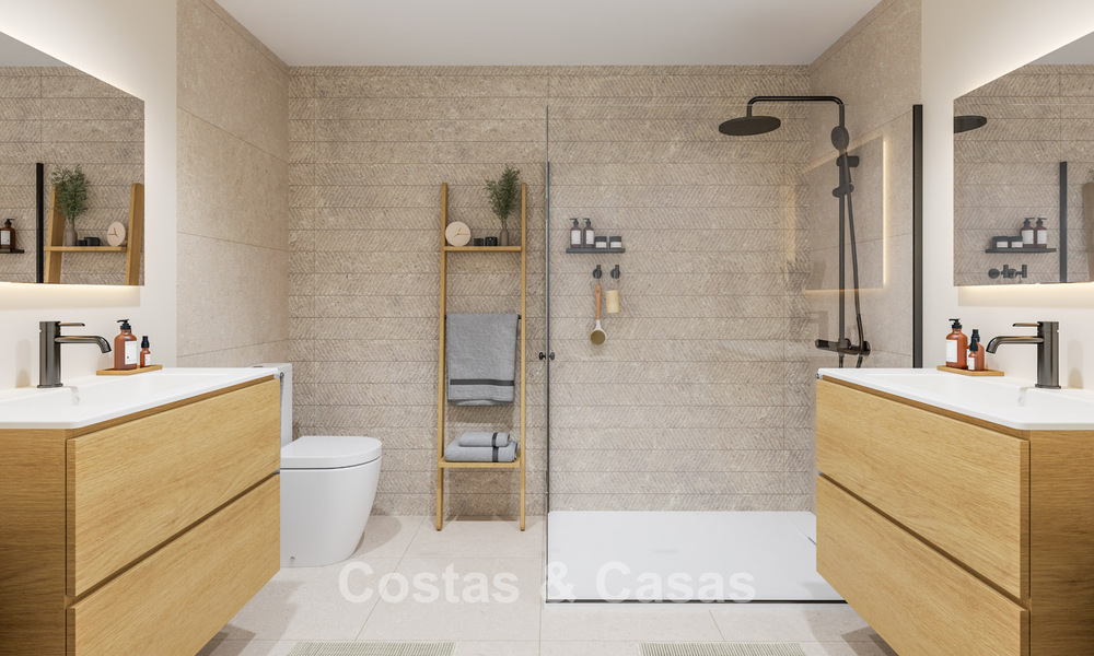 Luxe nieuwbouwappartementen met panoramisch zeezicht te koop in La Cala de Mijas, Costa del Sol 804601