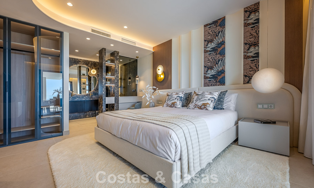 Verfijnd designappartement met zeezicht in een modern strandcomplex op de New Golden Mile, Marbella - Estepona 804717