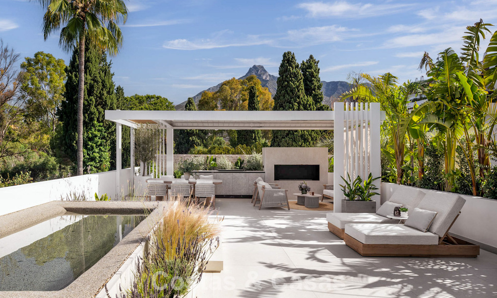 Luxe duplex penthouse met uitnodigend dakterras te koop op Marbella’s prestigieuze Golden Mile 804734